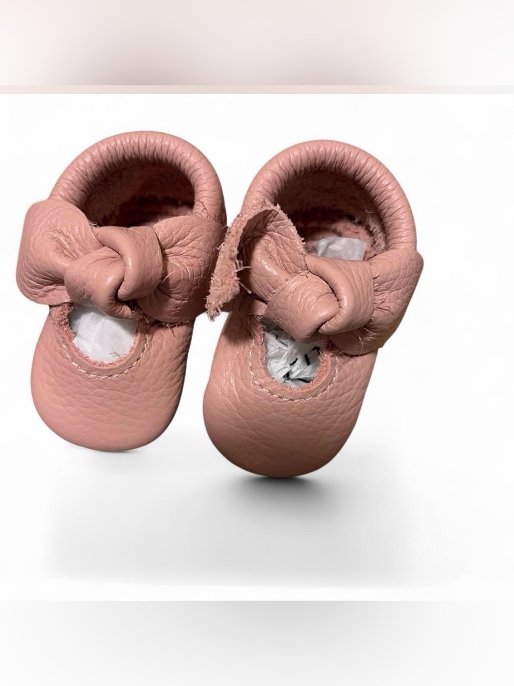 Freshly Picked  Leather Knot Mary Jane Shoes - Pink